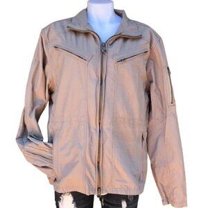 Spiewak & Sons INC Uniforms Emergency Police EMS Tan Jacket Zip Up Men's Size XL